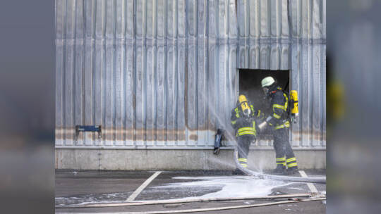 Brand Entsorger Im hinteren Zeil