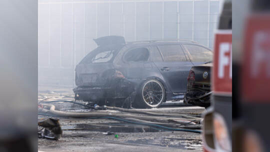 Brand Entsorger Im hinteren Zeil