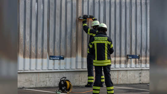 Brand Entsorger Im hinteren Zeil