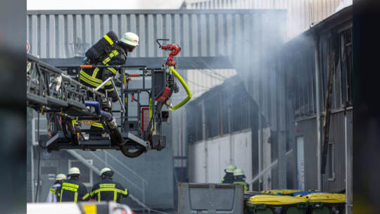 Brand Entsorger Im hinteren Zeil