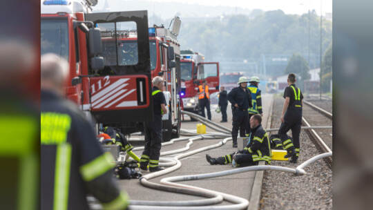 Brand Entsorger Im hinteren Zeil