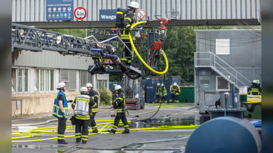 Brand Entsorger Im hinteren Zeil