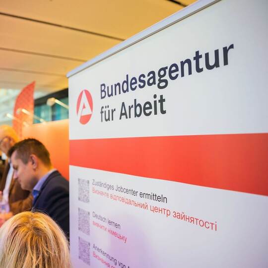 Jobmesse für ukrainische Geflüchtete