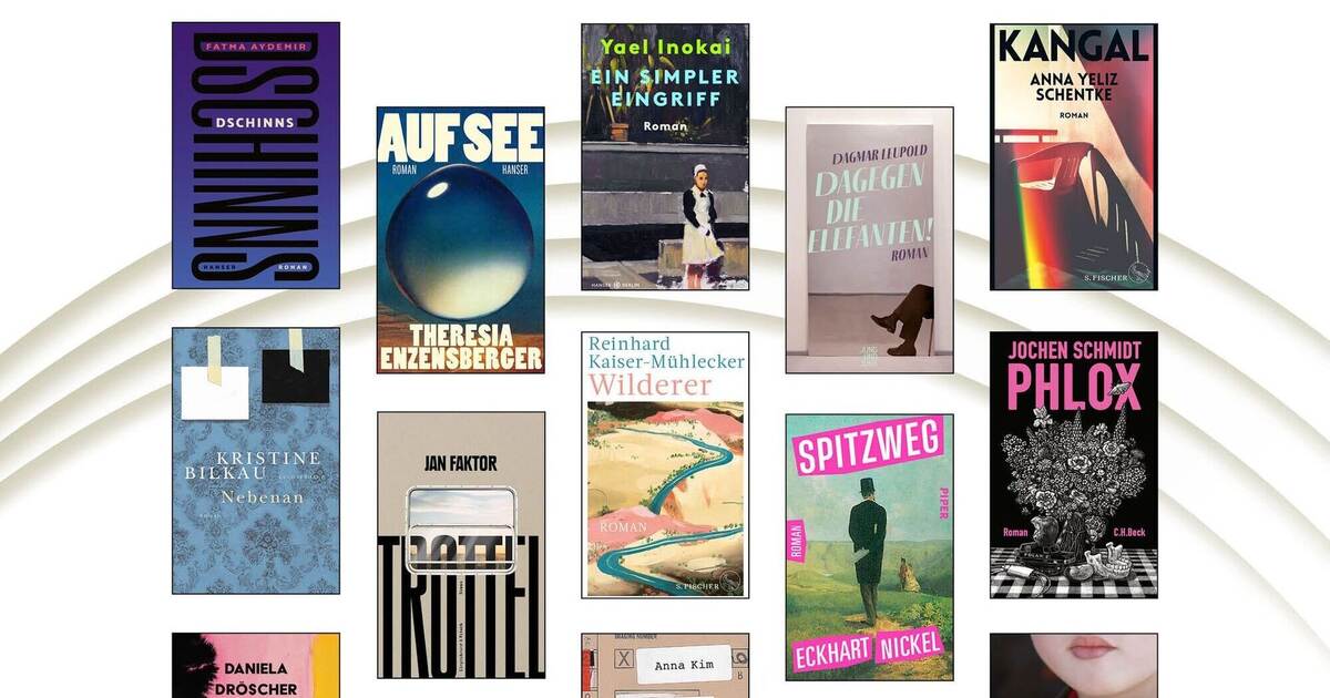 20 Titel auf der Longlist für den Deutschen Buchpreis - Show-Biz ...