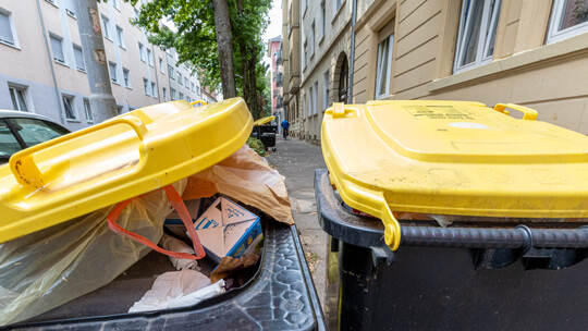 Gelbe Tonne Entsorgung