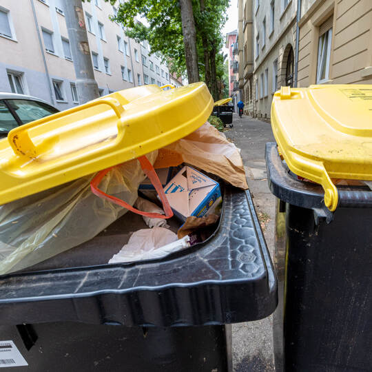 Gelbe Tonne Entsorgung
