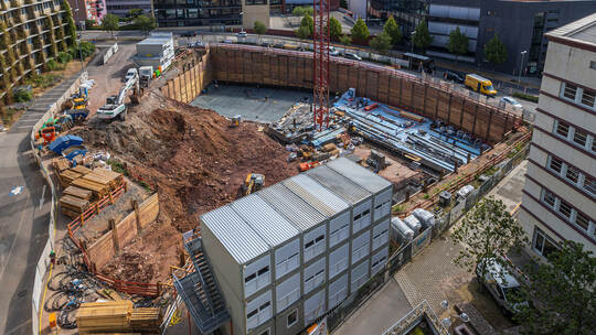 Baufortschritt Schlossberghöfe