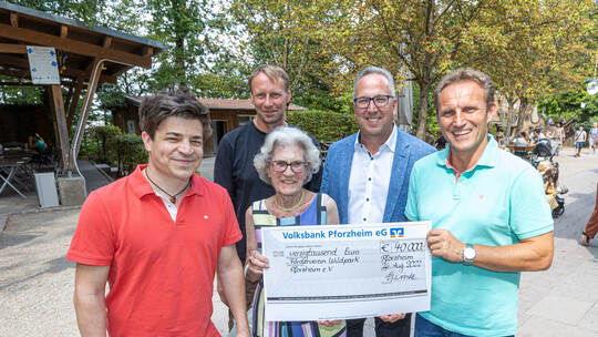 Waltraud Steinle Spende Wildpark