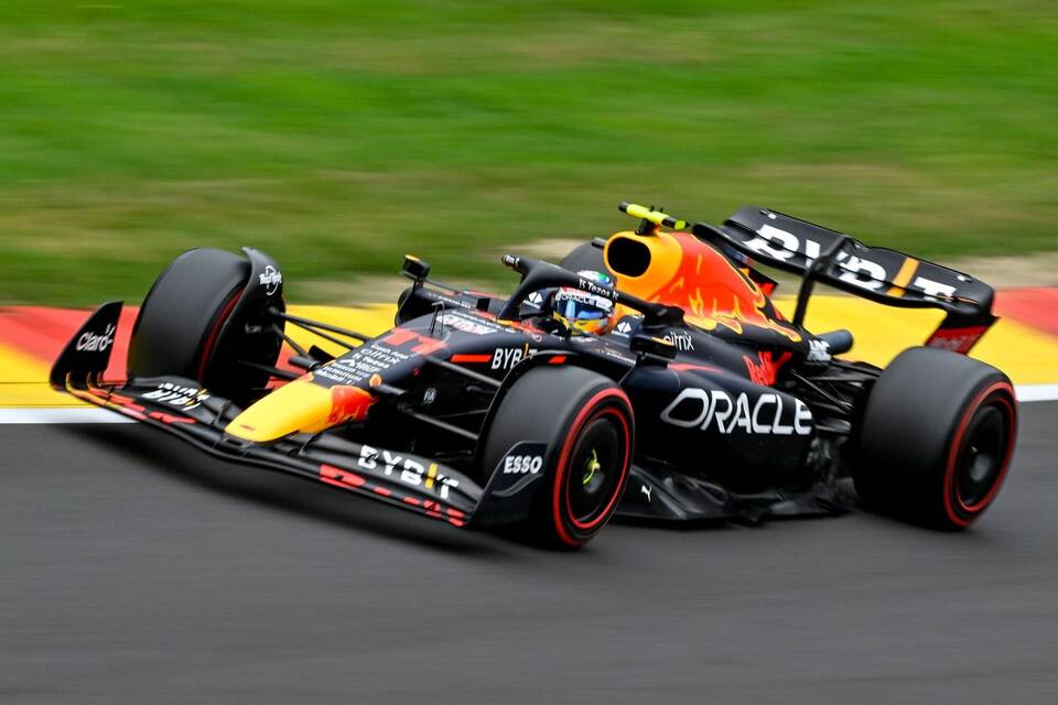 Perez Schnellster im Formel1Abschlusstraining von Spa Sport