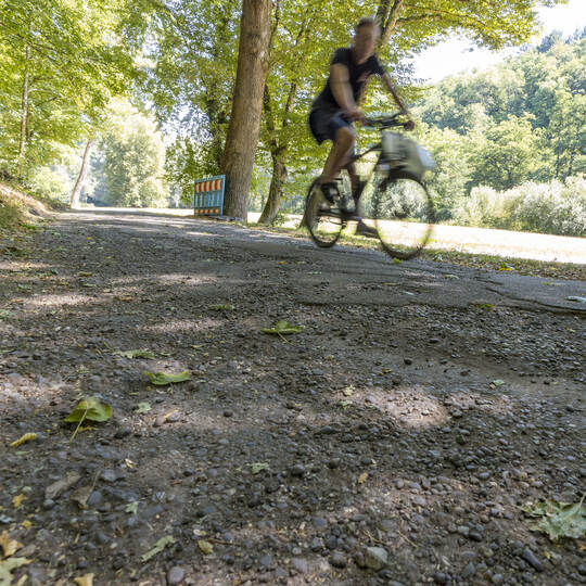 Davosweg Schlaglöcher