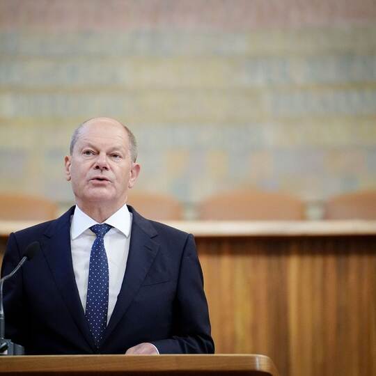 Scholz in Prag