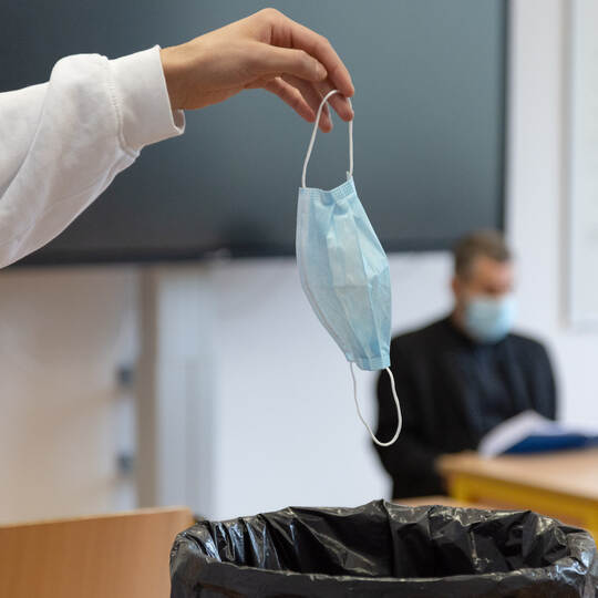Maskenpflicht an Schulen endet