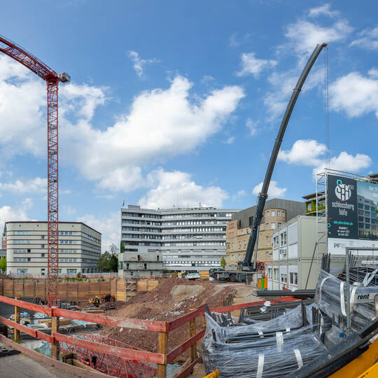 Baufortschritt Schlossberghöfe