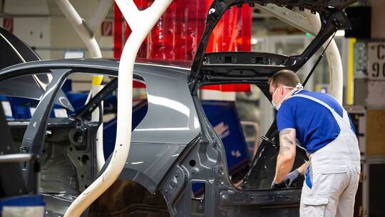 Produktion bei VW in Wolfsburg Produktion bei VW in Wolfsburg