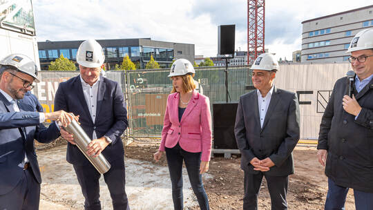 Schlossberghöfe Grundsteinlegung