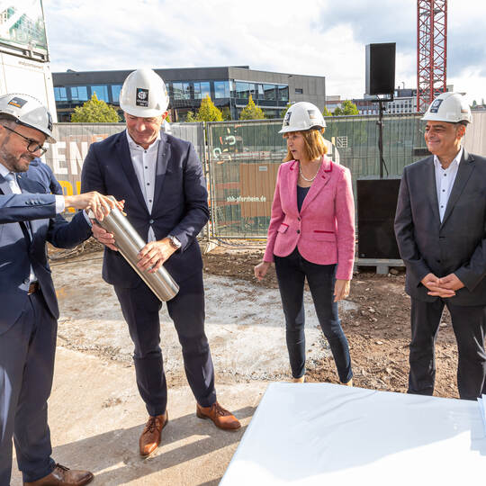 Schlossberghöfe Grundsteinlegung