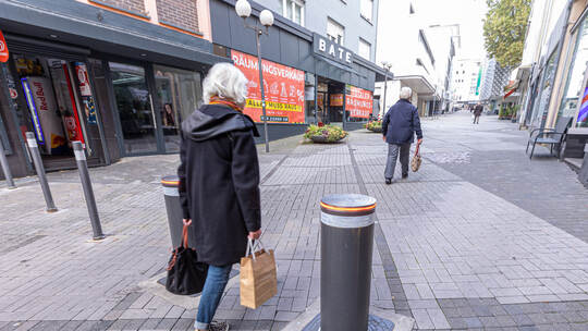 Poller Fußgängerzone