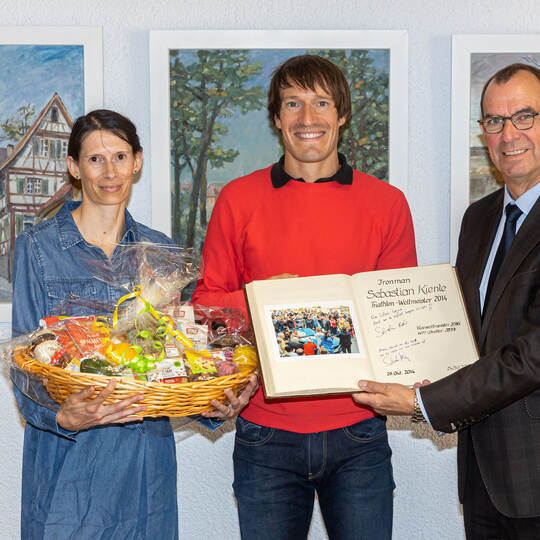 Empfang Sebastian Kienle Mühlacker