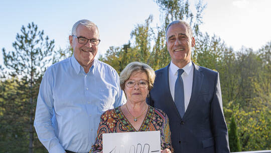 MiN Spende Sonja Wolfgang Hofmann