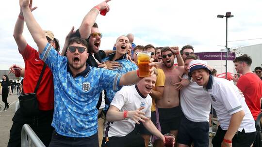 Englische Fans Englische Fans