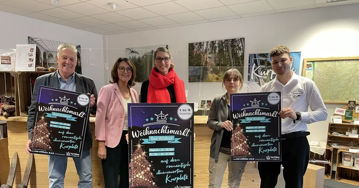 Länger, größer, anders Der neue Weihnachtsmarkt in Bad Wildbad