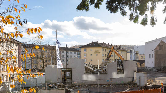 Abriss Schwarzwaldstraße Aldi