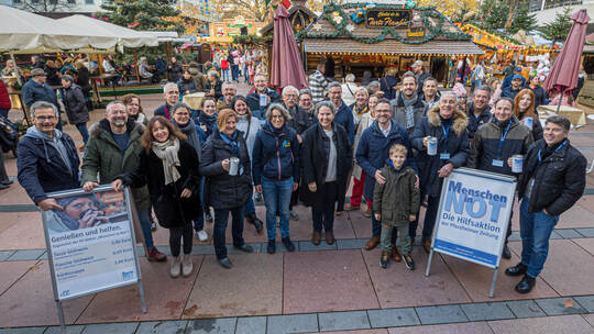 Sammelaktion Menschen in Not
