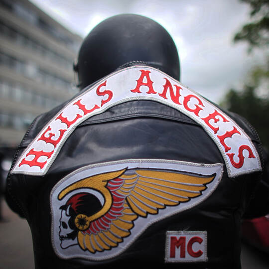 Rocker demonstrieren gegen Verbot von Motorrad-Clubs