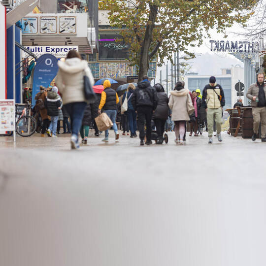 Fußgängerzone Innenstadt Einkaufen