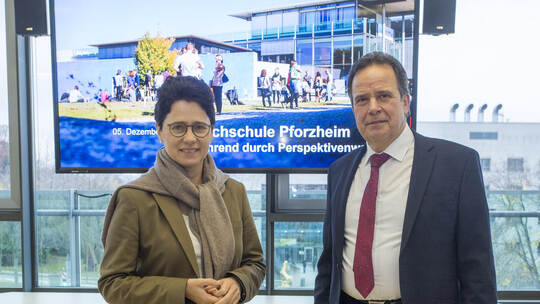 Ministerin Gentges Hochschule PF