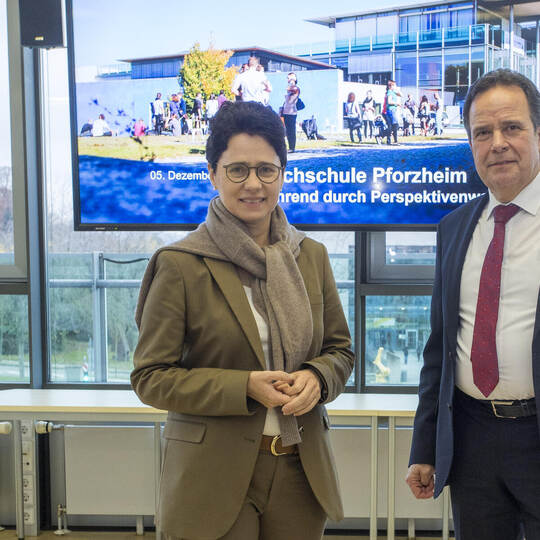 Ministerin Gentges Hochschule PF