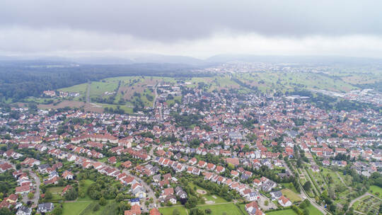Luftbild Karlsbad Langensteinbach