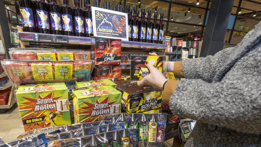 Feuerwerk Edeka Berger