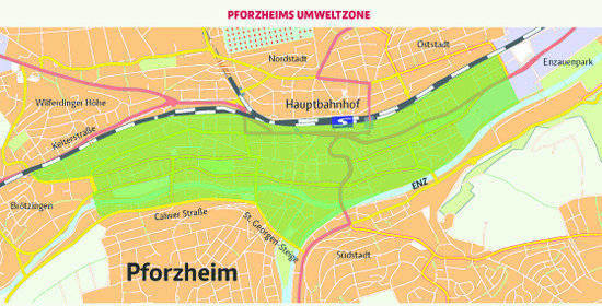 Umweltzone Neue Regeln Bremsen Alte Autos Aus Pforzheim
