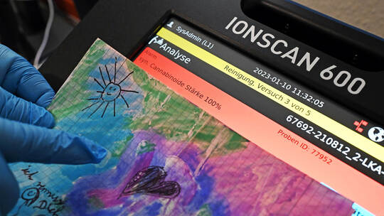 Ionenscanner zum Drogennachweis