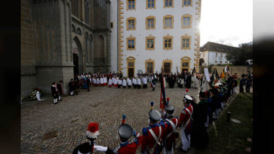 Zweite Trauerfeier für den Max Markgraf von Baden
