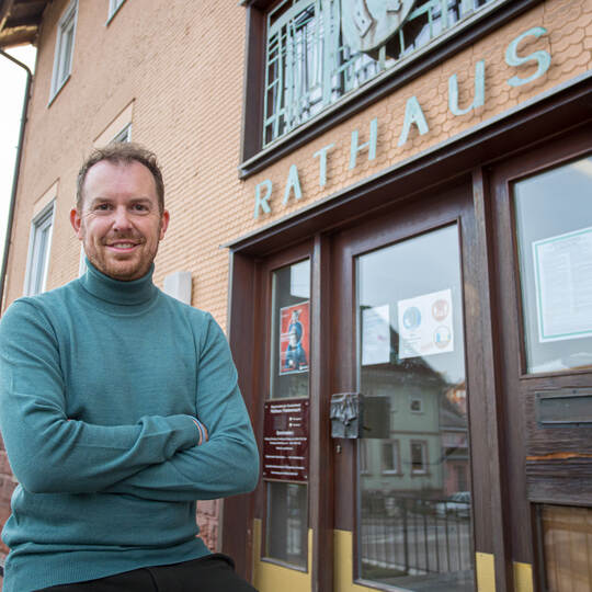 Helge Viehweg, Bürgermeister Straubenhardt, blickt voraus auf 2023. Foto: Meyer