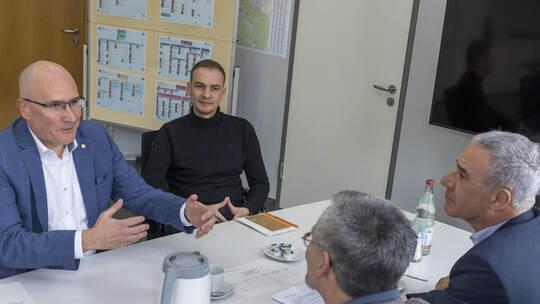 Gespräch mit Ordnungsamtsleiter Jürgen Beck