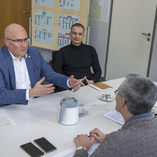 Gespräch mit Ordnungsamtsleiter Jürgen Beck