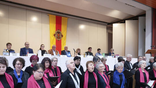 Jahreshauptversammlung des Chorverbands Pforzheim Enzkreis in der Steighalle.
