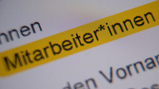 Gesellschaft für deutsche Sprache lehnt das Gendersternchen ab