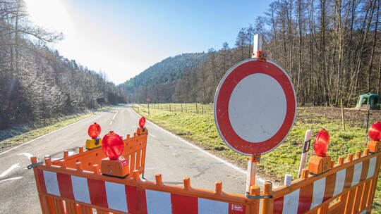 Sperrung L338 Grösseltal