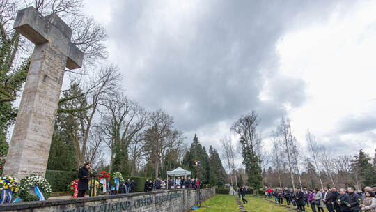 Gedenken 23 Februar Hauptfriedhof