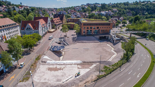 Mühlacker Mühlehof nach Abriss