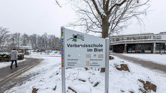 Spatenstich Erweiterung Verbandsschule Biet