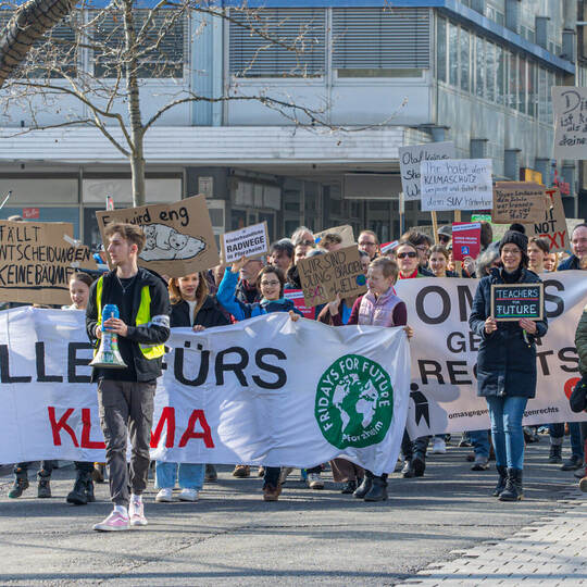 Klima Demo Marktplatz