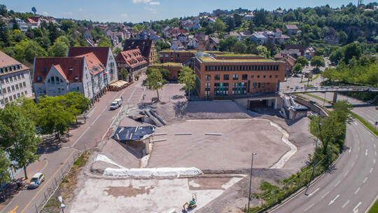 Mühlacker Mühlehof nach Abriss