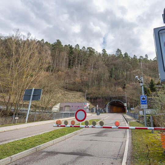 Sperrung Meisterntunnel Bad Wildbad