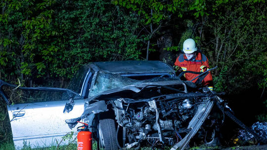 Unfall auf der B35 Knittlingen-Maulbronn