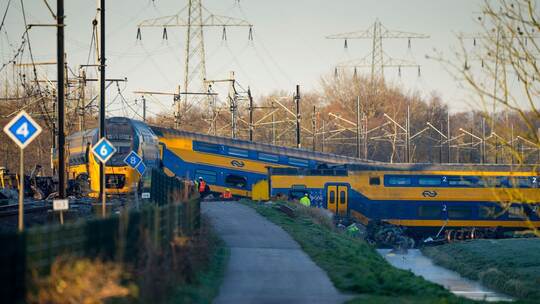 Zugunglück in den Niederlande